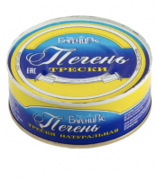 Печень трески "БаренцРус" 230 гр мурманск
